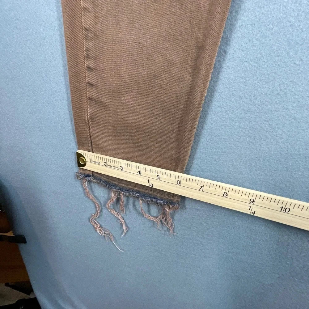 Levi's Brown 512 Slim Taper Raw Hem Jeans Mens 32x30